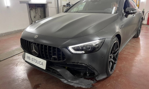 Mercedes AMG GT, кузовной ремонт - фото до ремонта